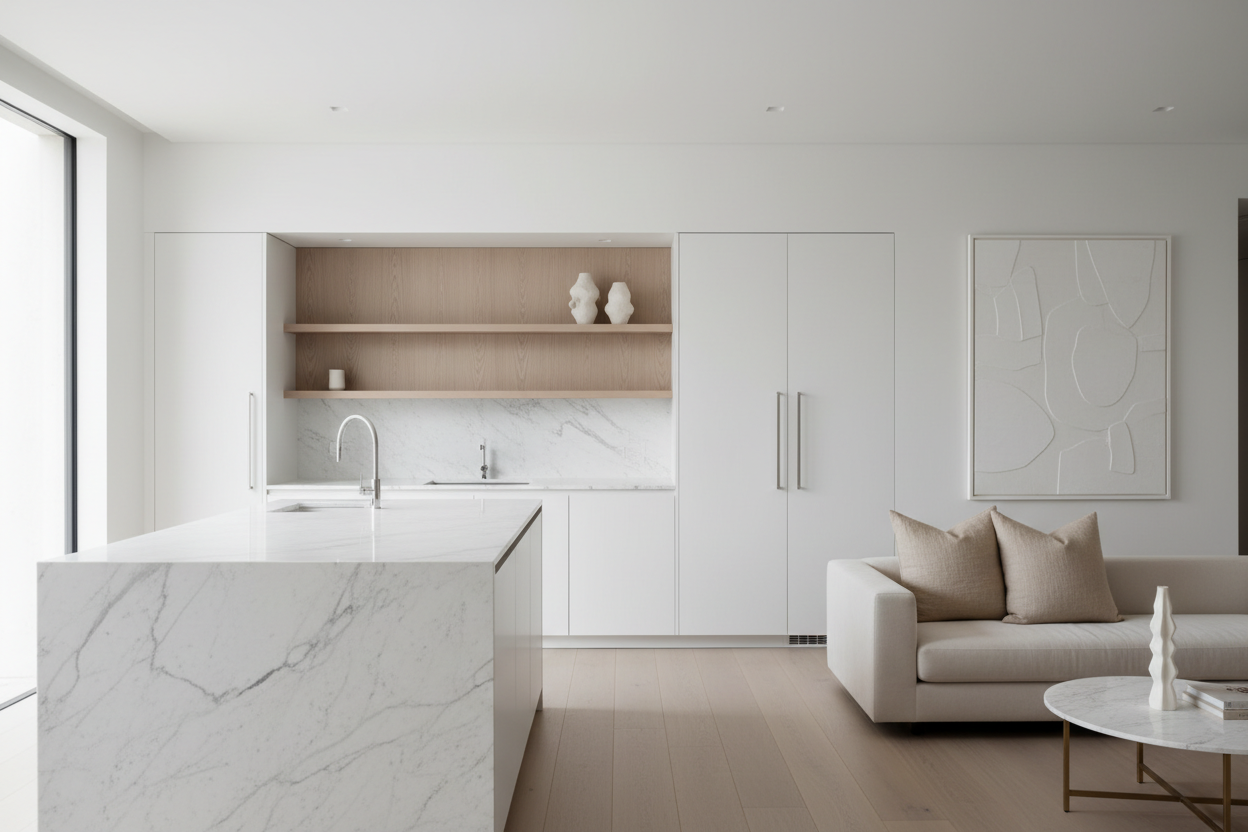 Interior minimalista hogar